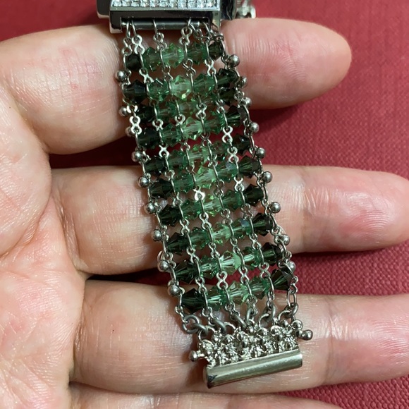 ?NEW?Sterling silver Crystal watch main image 8